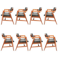 Set of Eight Gunlocke Chairs