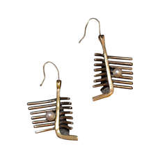 Modern Master Jeweler Margaret De Patta Custom Earrings