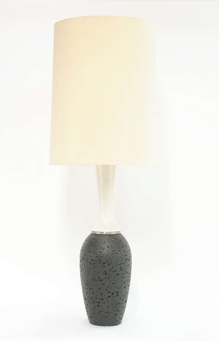 A wonderful Marbro grand table lamp imported by The Marbro Lamp Company of Los Angeles. Sold without the shade.