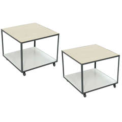 Pair of George Nelson for Herman Miller Cart Tables