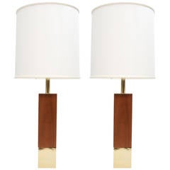 Pair of Lamps in the Manner of Pierre Cardin