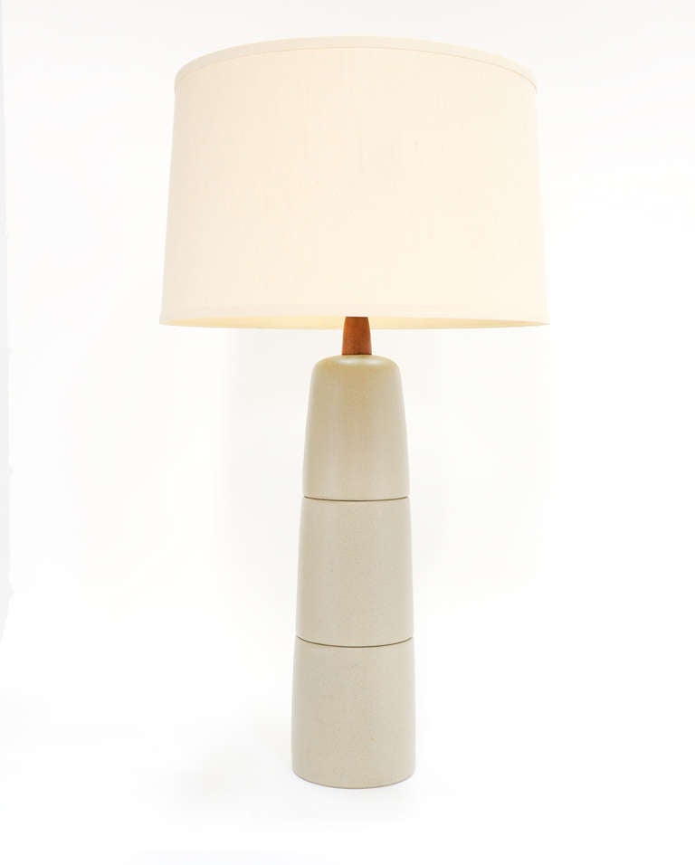 Mid-Century Modern Gordon & Jane Martz for Marshall Studio Monumental Stoneware Lamp