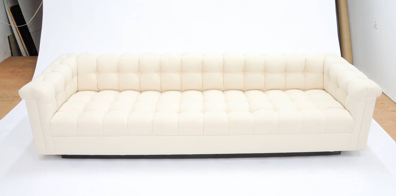 A grand sofa by Edward Wormley for Dunbar. Known as the 