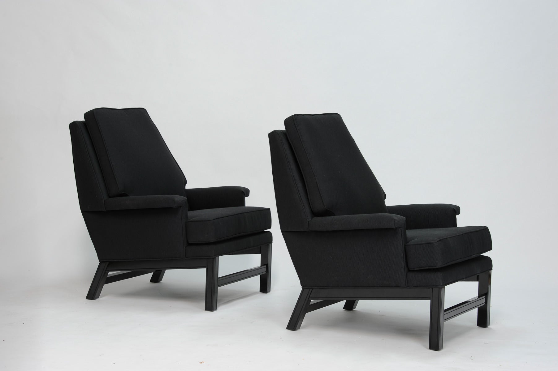 Incredible Pair of Mid-Century Club Chairs For Sale