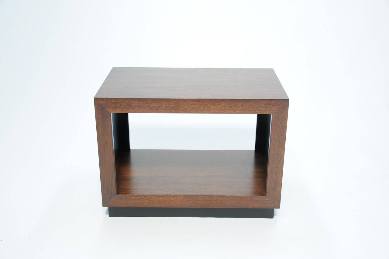 Mid-Century Modern Harvey Probber Walnut Side Tables