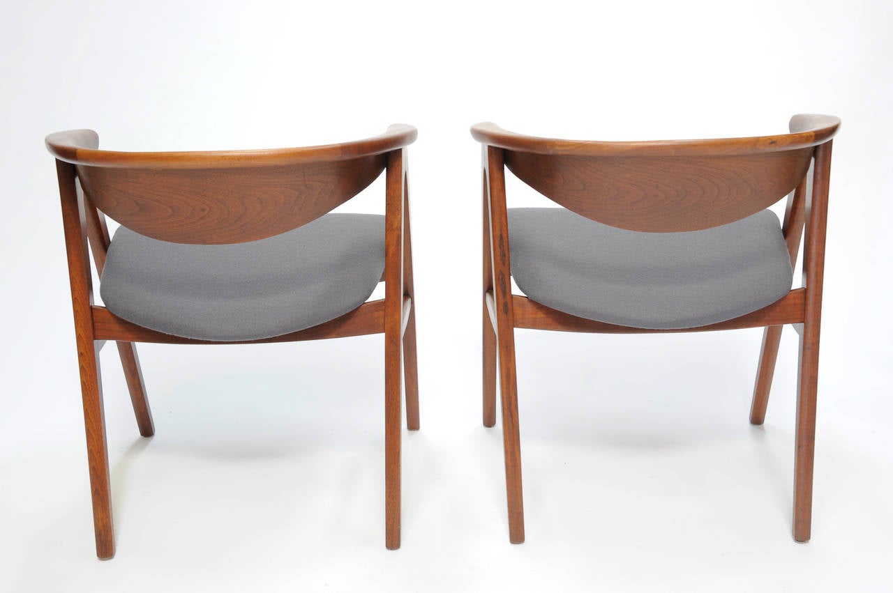 Erik Kirkegaard Armchairs for DUX In Excellent Condition In Portland, OR