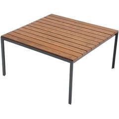 Florence Knoll Redwood Indoor Outdoor Side Table