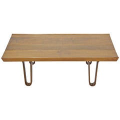 Edward Wormley for Dunbar Long John Bench or Coffee Table