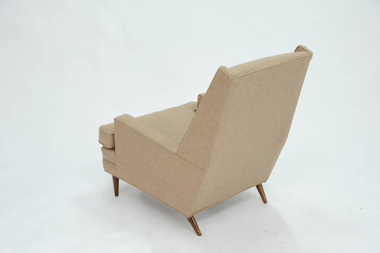 Mid-20th Century Decadent Modern Wingback Club Chairs