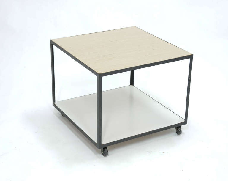 A rare and wonderful cart table by George Nelson for Herman Miller.