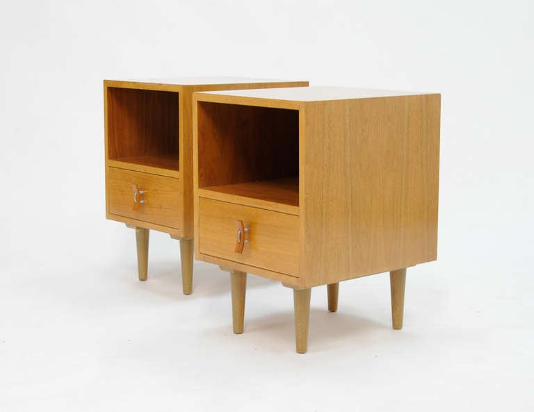 A wonderful pair of Stanley Young nightstands for Glenn of California.