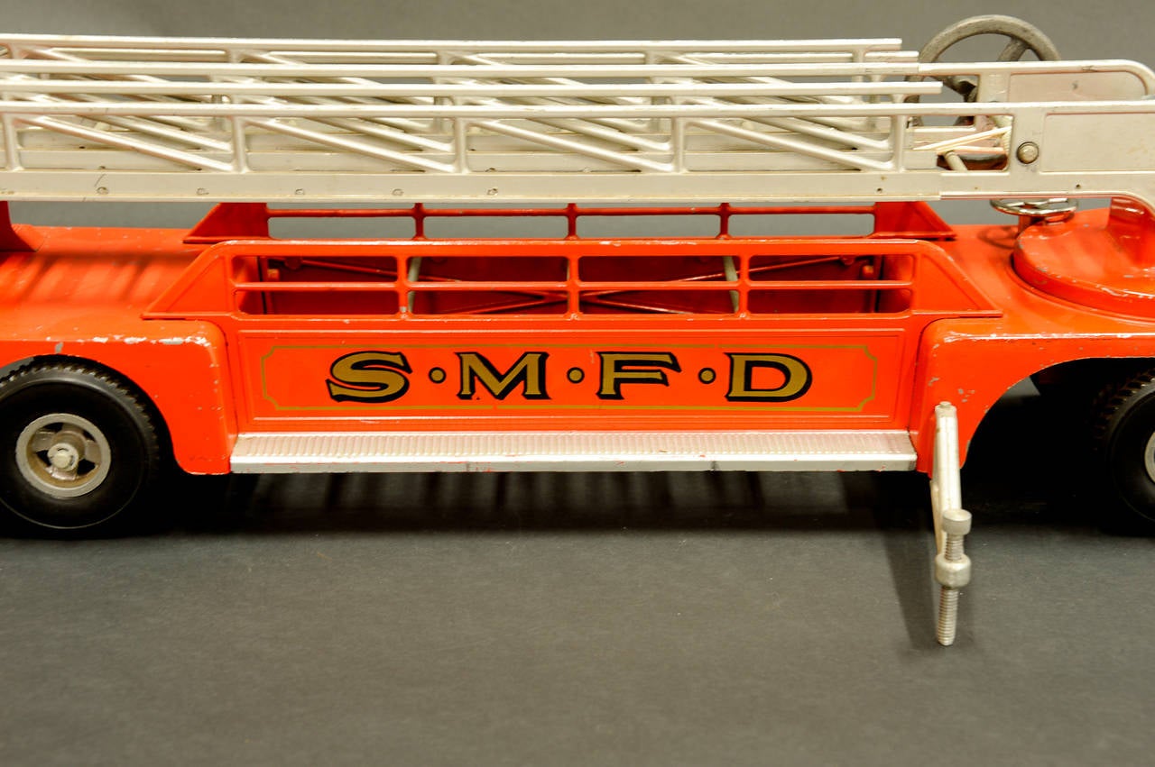 vintage model fire engine
