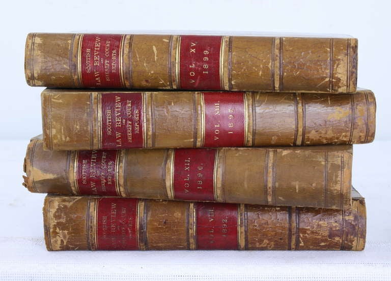Collection of 25 Scottish Law Review Books, 1892-1951 In Good Condition In Port Chester, NY
