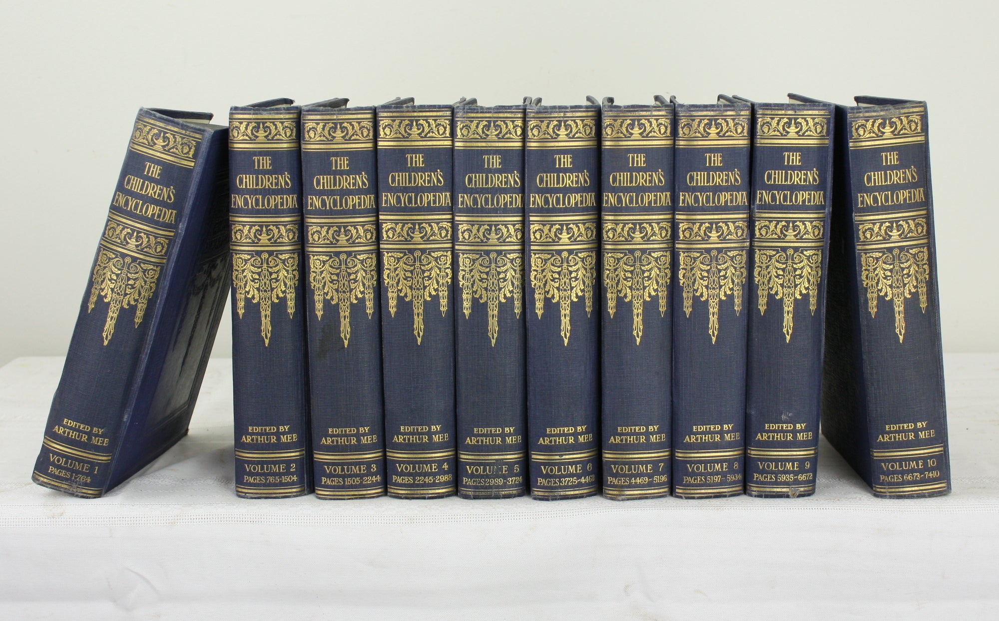 Complete Set of The Children's Encyclopedia, England, 1920's, Ed Arthur Mee