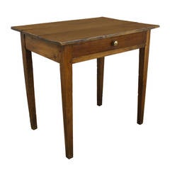 Antique French Chestnut Side Table