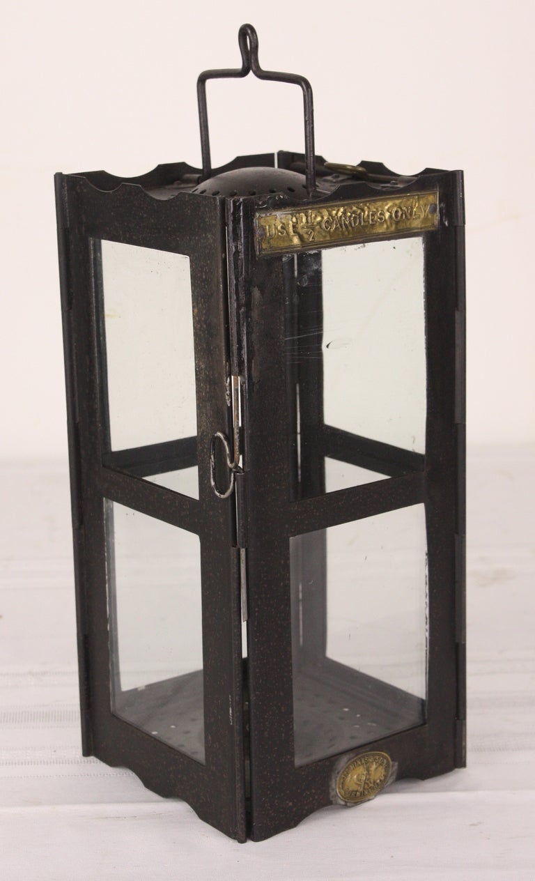 Collection of Four Antique English Stable and Nautical Lanterns In Good Condition In Port Chester, NY