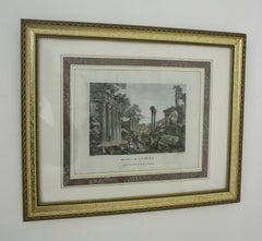 Used Four English Historical Prints, Framed, circa 1782
