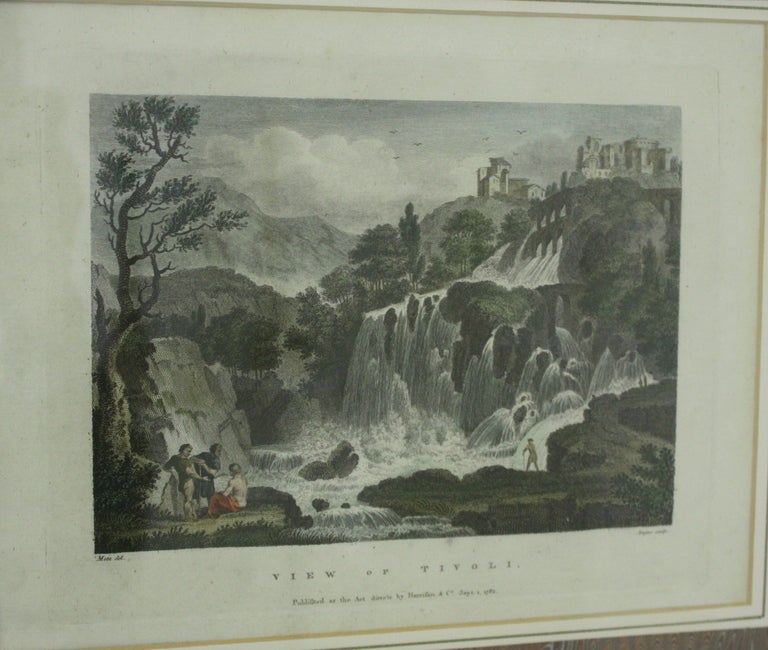 Carta Quattro stampe storiche inglesi, incorniciate, 1782 circa in vendita