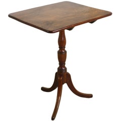 Antique Georgian Mahogany Tripod-Base Table