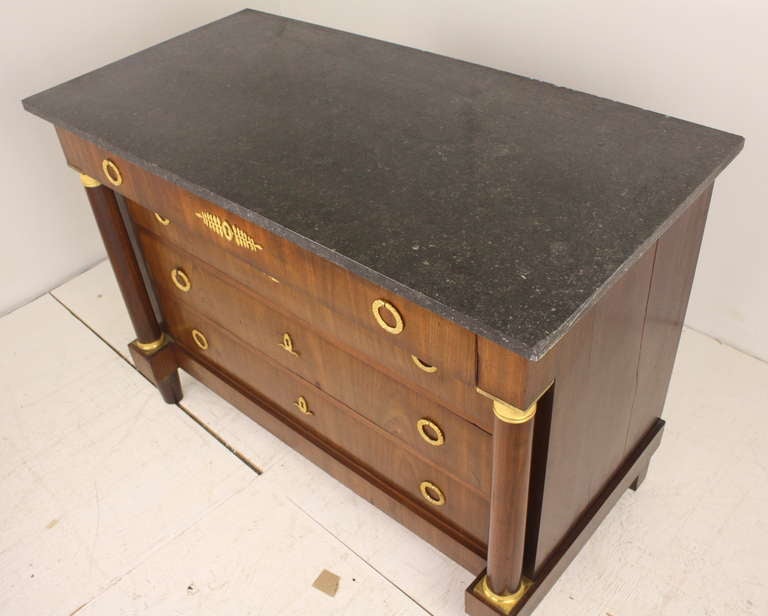 French Empire Commode in Acajou Estampille J.J. Werner 4