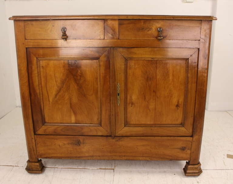 Antique French Cherry Louis Philippe Buffet In Good Condition In Port Chester, NY
