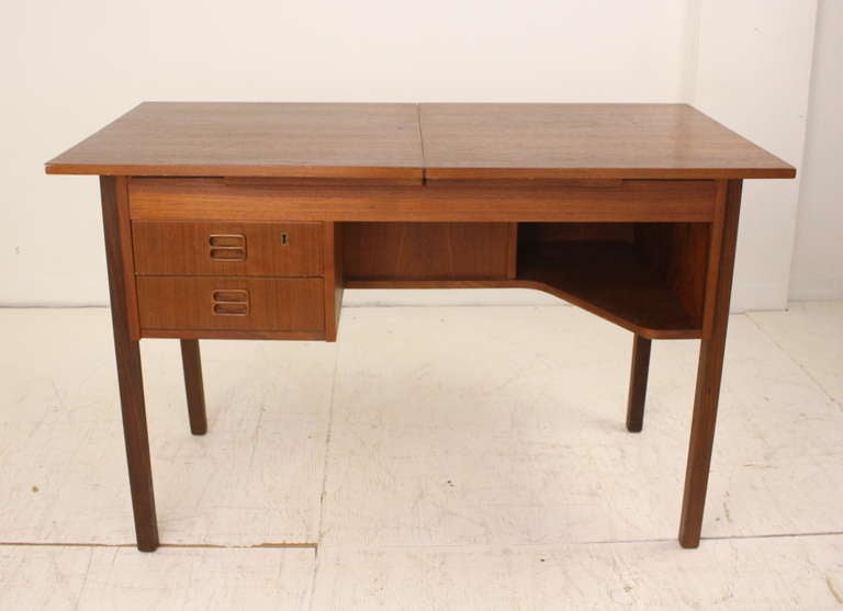 American Maurice Villency Danish Mid Century Vanity and Chair