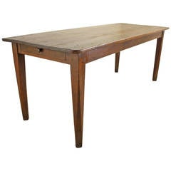 Antique French Pine Farmhouse Table