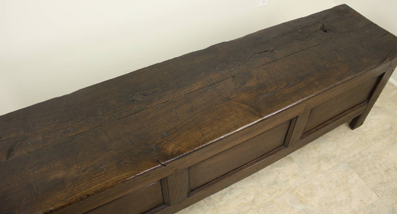 Wood French Antique Chestnut Coffer