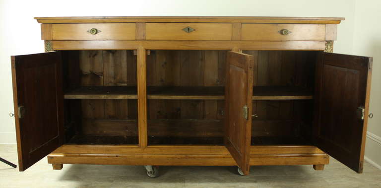 Antique French Cherry Enfilade In Excellent Condition In Port Chester, NY