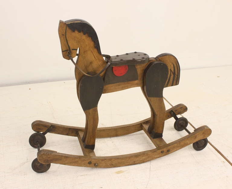 Charming for display or to (carefully) pull a child, for a little ride. Naive and sweet.