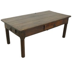 Early French Oak Coffee Table
