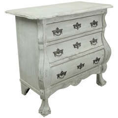 Small Antique Dutch Bombe Commode 7