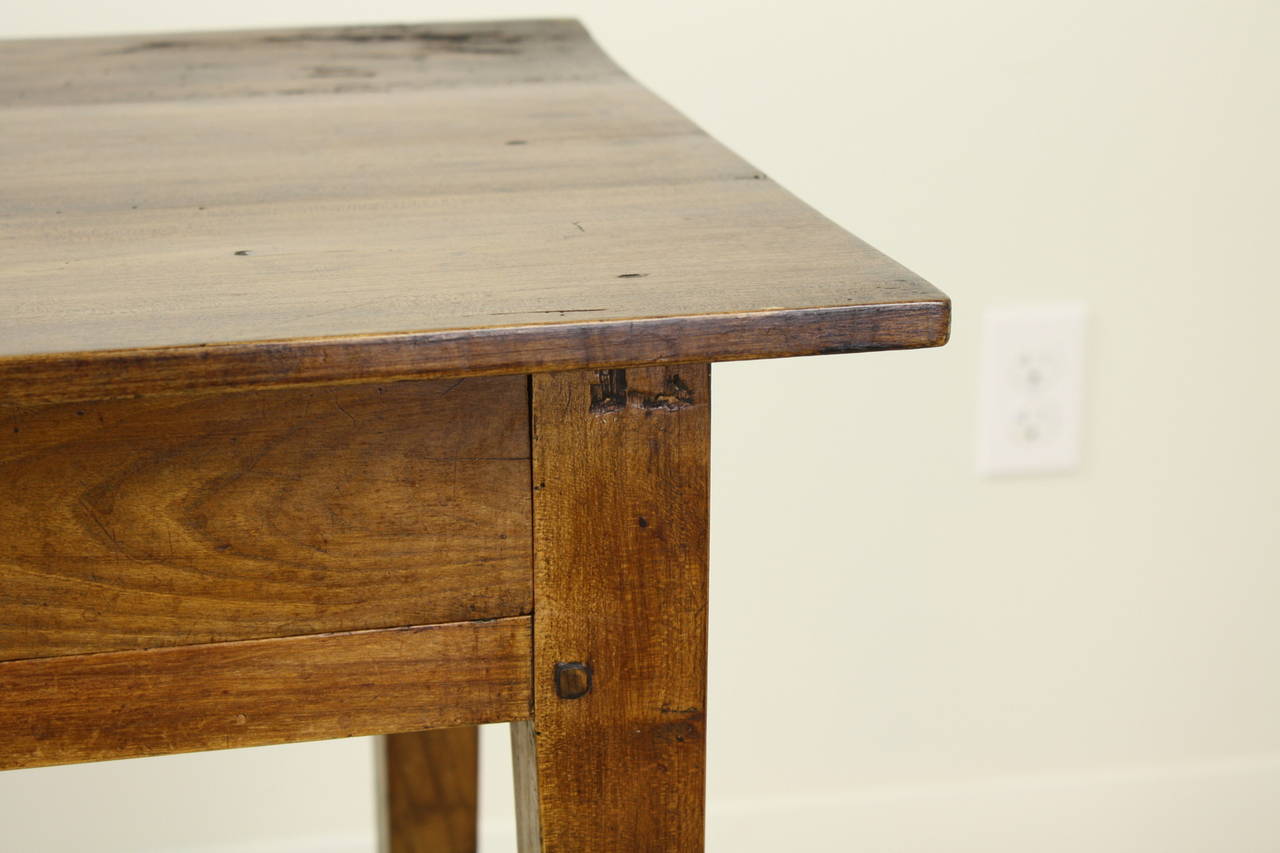Wood Antique French Cherry Side Table
