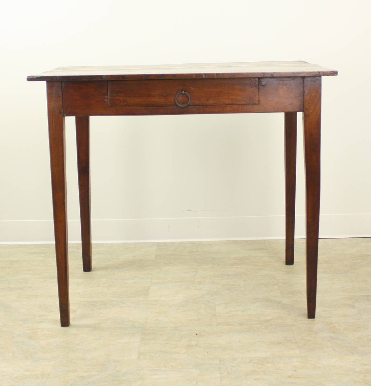 Wood Antique French Cherry Side Table
