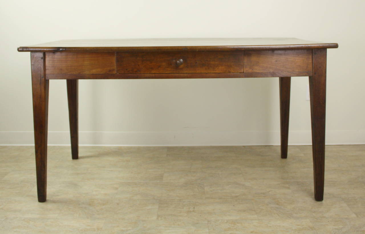 Wood Antique French Cherry Writing Table