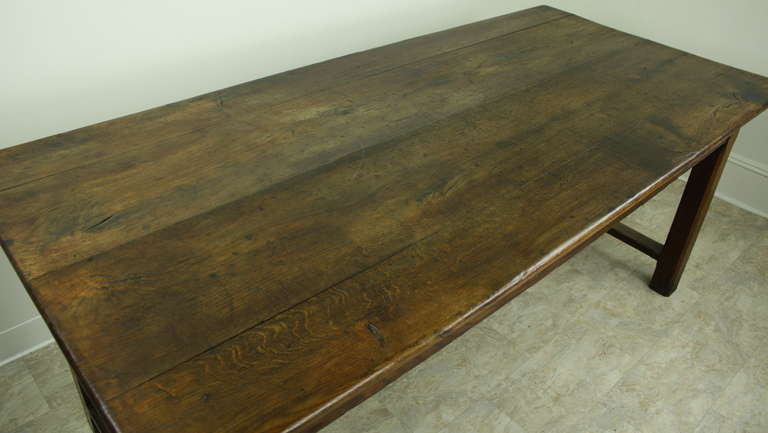 Antique English Oak Refectory Table In Good Condition In Port Chester, NY