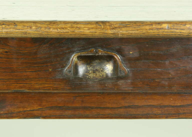Wood Antique English Oak Refectory Table