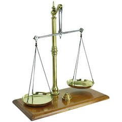 Antique English Beam Scale and Weights