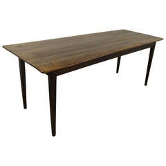 Antique French Cherry Farm Table