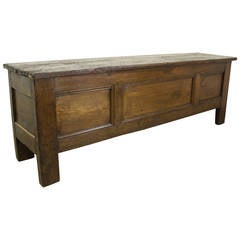 Antique French Chestnut Coffer