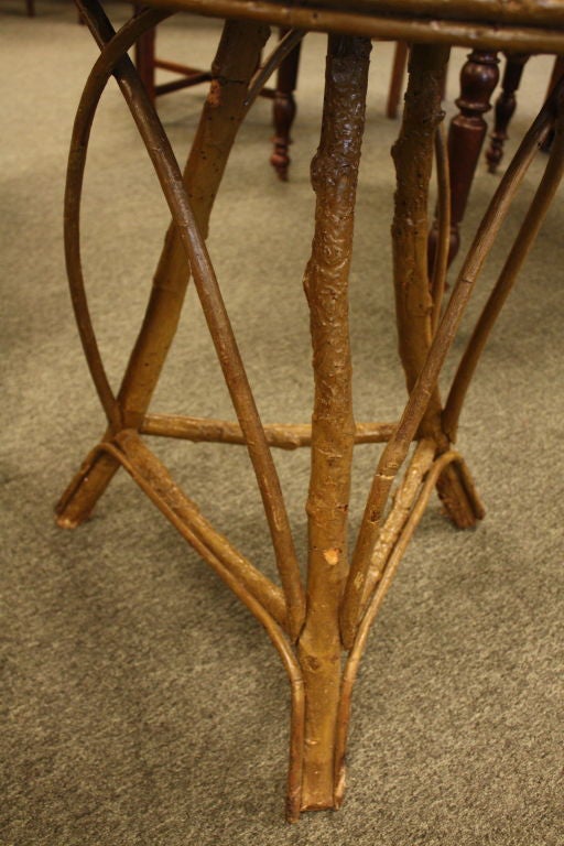 Antique French Twigs End Table In Good Condition In Port Chester, NY