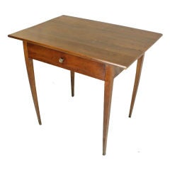 Antique French Cherry Side Table