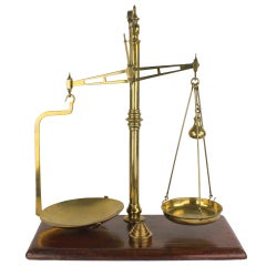 Large Antique English Scales and Weights 3