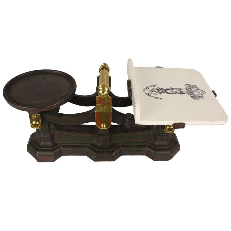 Antique English Scales of Justice at 1stdibs