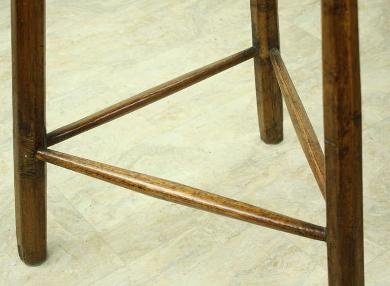 19th Century Antique Welsh Pine Cricket Table