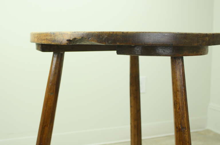 Antique Welsh Pine Cricket Table 1