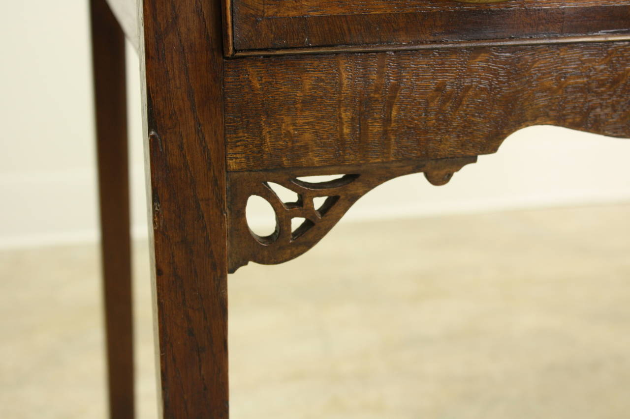 Antique Period Oak Welsh Lowboy 1