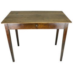 19th Century French Chestnut Side or Writing Table