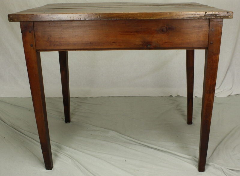 Antique Small French Cherry Writing Table 1