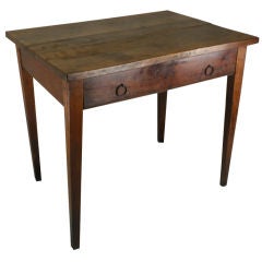 Antique Small French Cherry Writing Table
